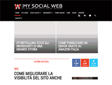 Tablet Screenshot of mysocialweb.it